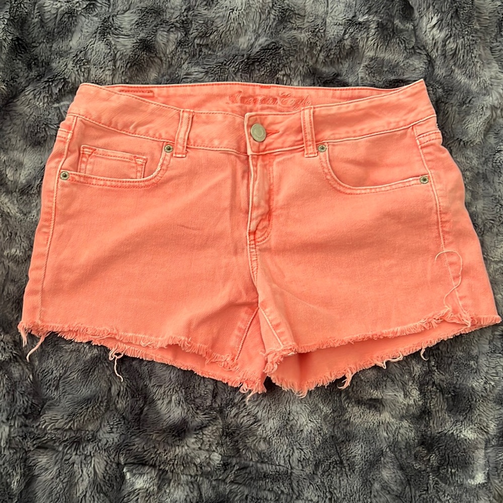 American Eagle shorts, pink, size 8